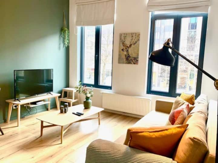 Cozy Apartment In Antwerpen Centraal Anvers Dış mekan fotoğraf